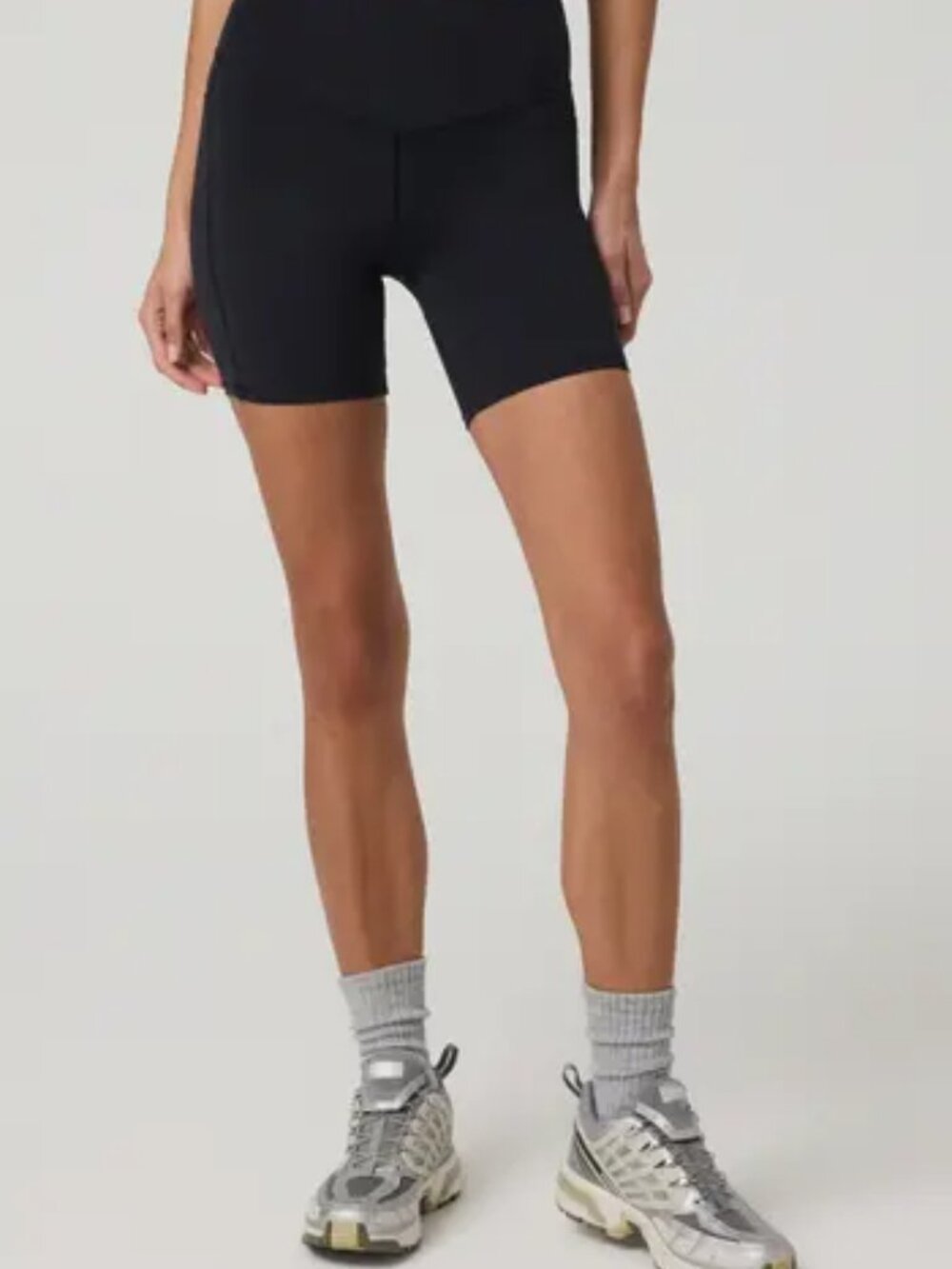 Nordstrom Women's Black Zelperform High-Waist Athletic Biker Shorts Size L